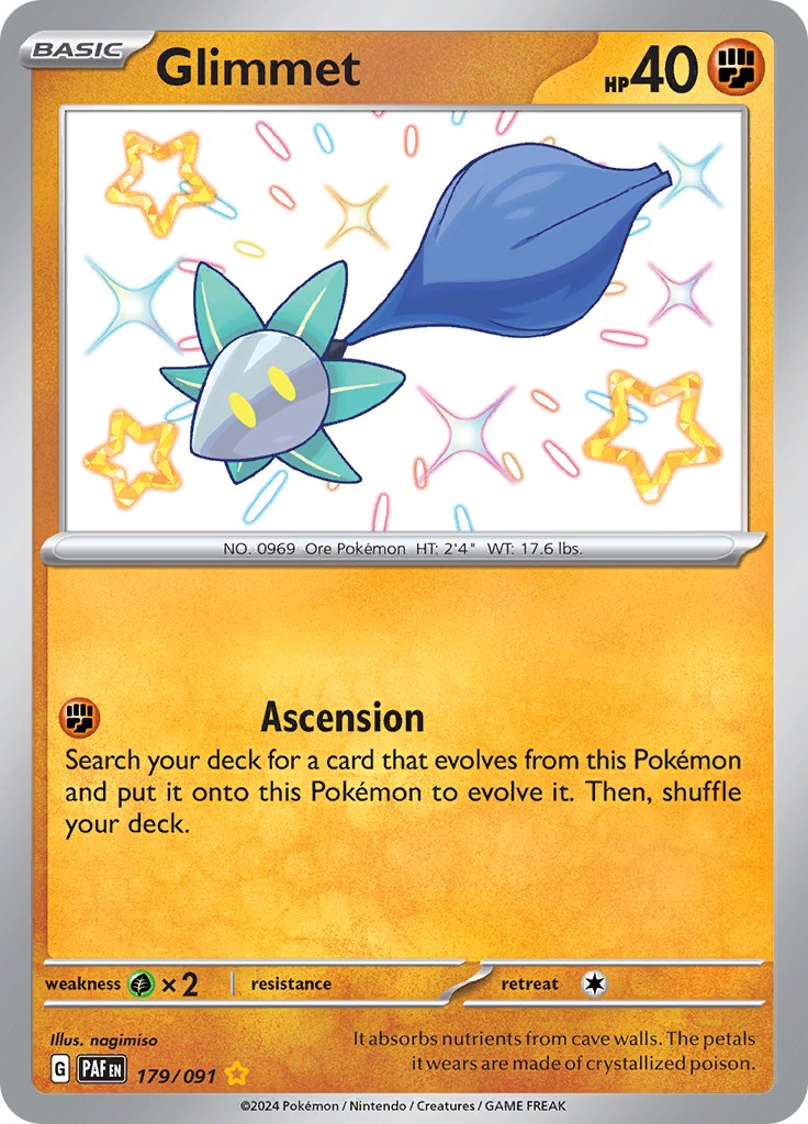 Glimmet (179/091) [Scarlet & Violet: Paldean Fates] | Card Merchant Takapuna