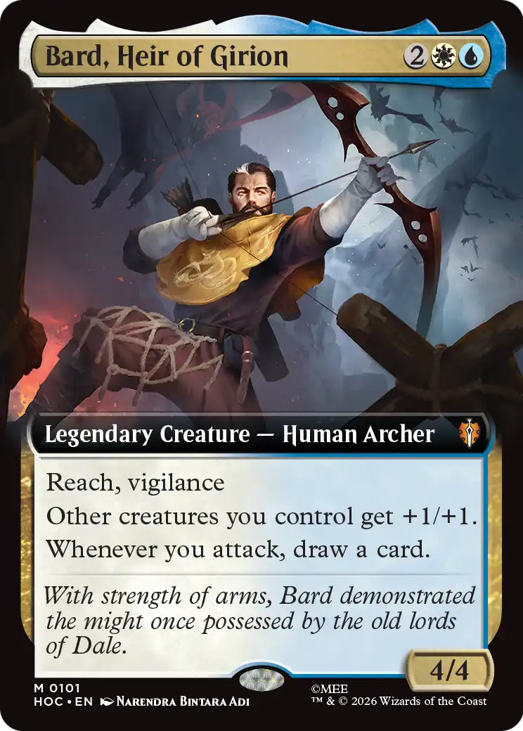 Bard, Heir of Girion (Extended Art) [The Hobbit: Eternal-Legal] | Card Merchant Takapuna