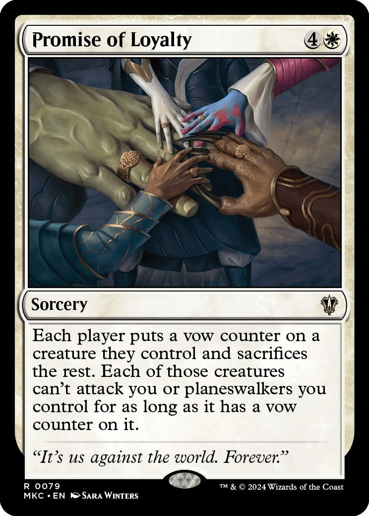 Promise of Loyalty [Murders at Karlov Manor Commander] | Card Merchant Takapuna