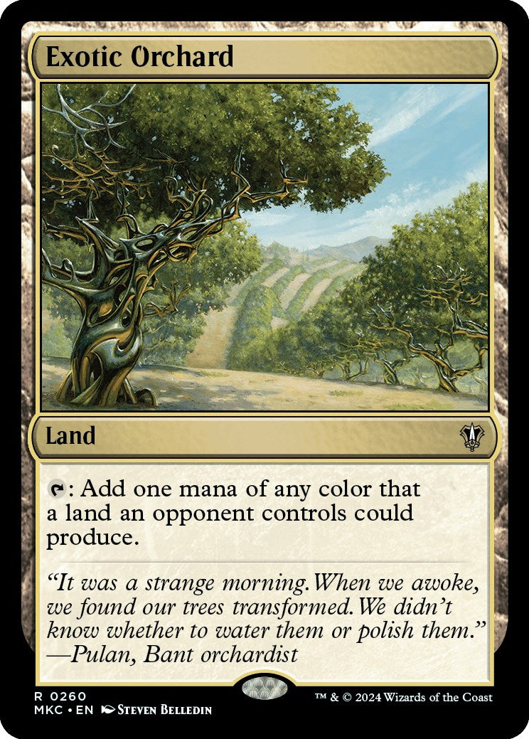 Exotic Orchard [Murders at Karlov Manor Commander] | Card Merchant Takapuna