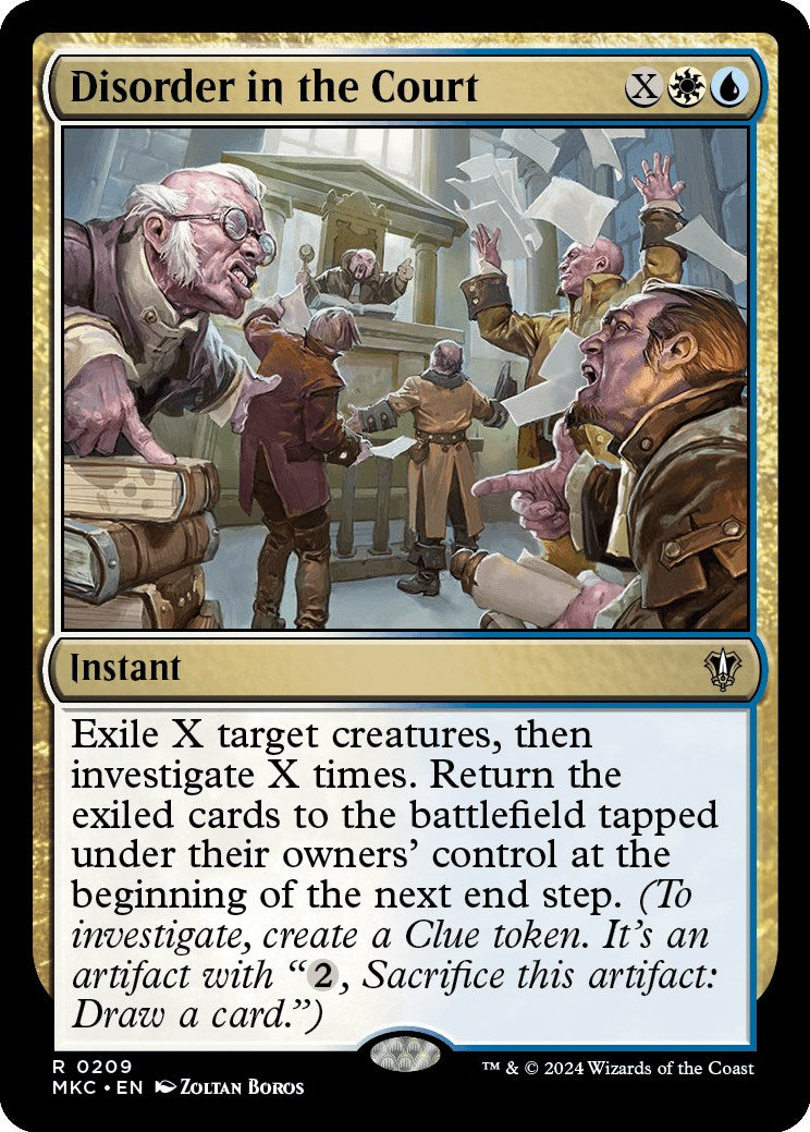 Disorder in the Court [Murders at Karlov Manor Commander] | Card Merchant Takapuna