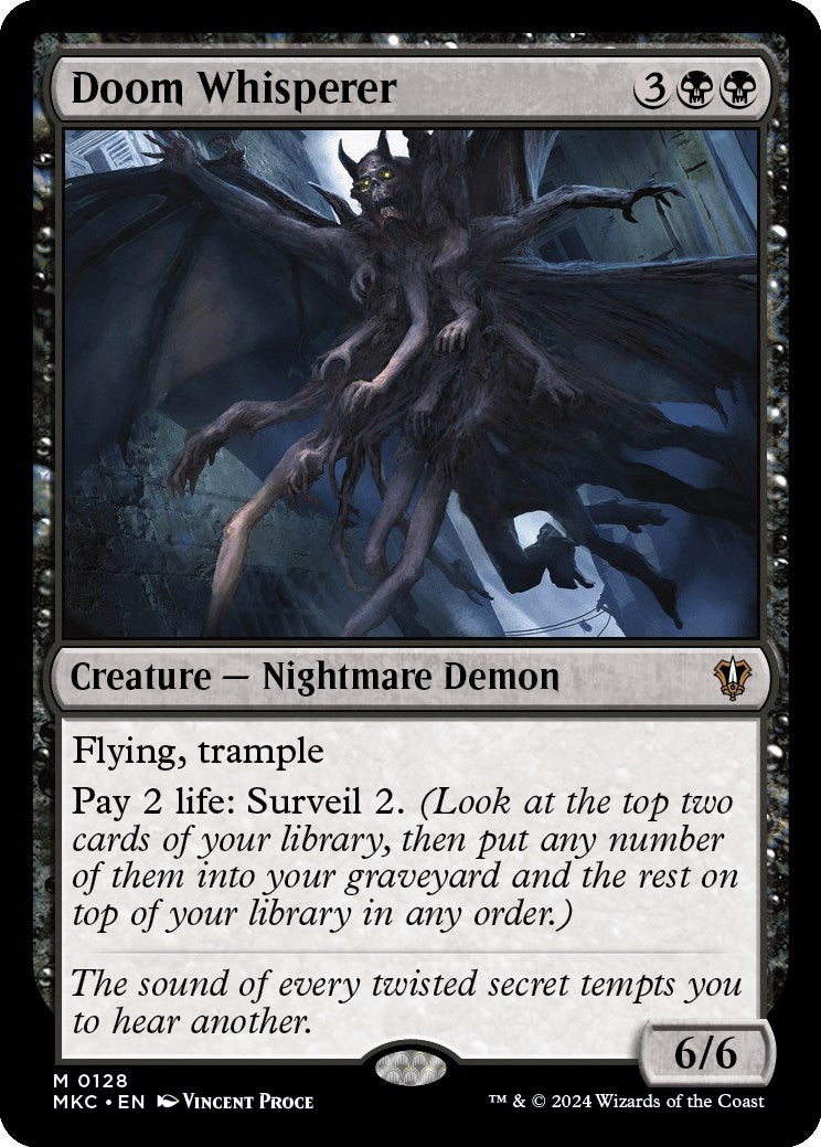 Doom Whisperer [Murders at Karlov Manor Commander] | Card Merchant Takapuna
