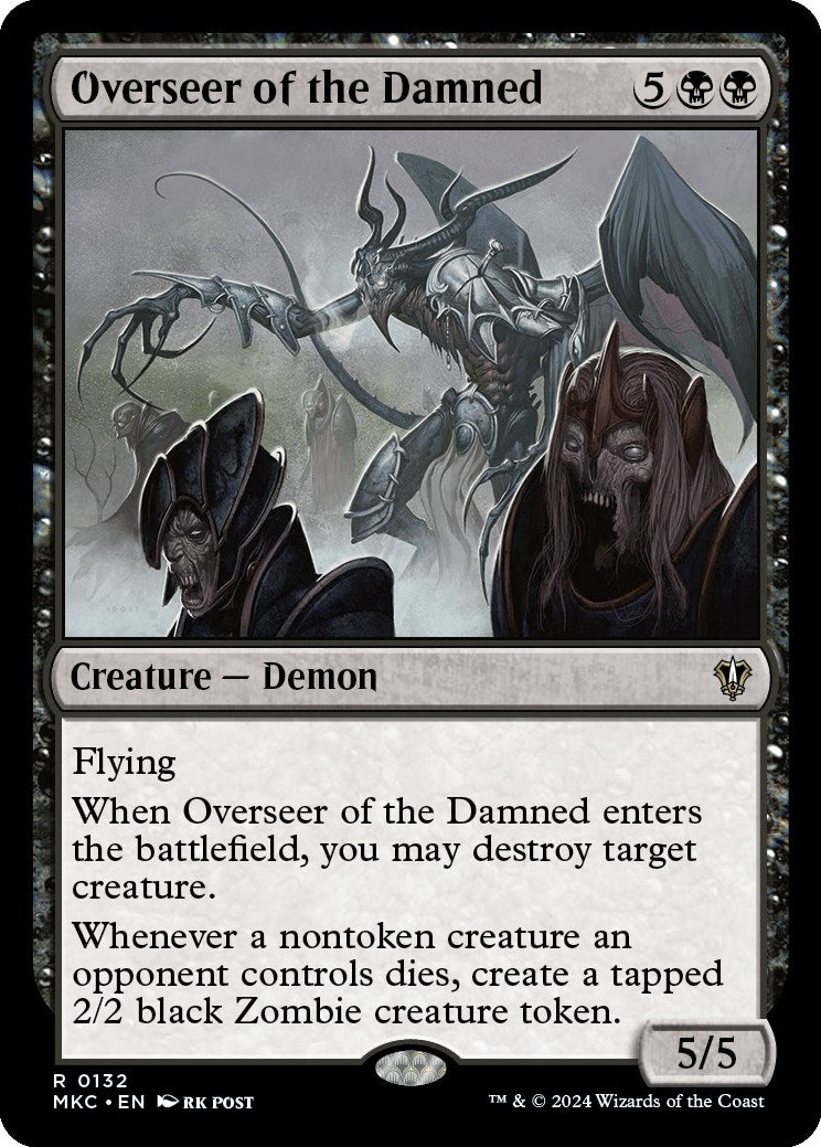 Overseer of the Damned [Murders at Karlov Manor Commander] | Card Merchant Takapuna