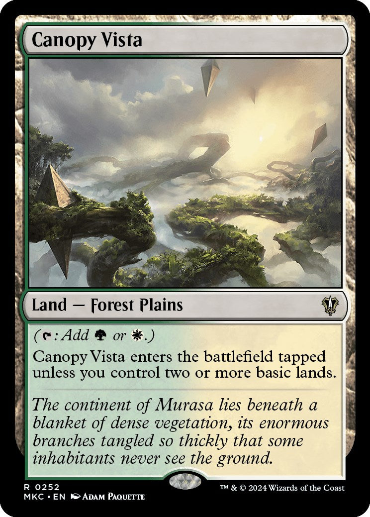 Canopy Vista [Murders at Karlov Manor Commander] | Card Merchant Takapuna