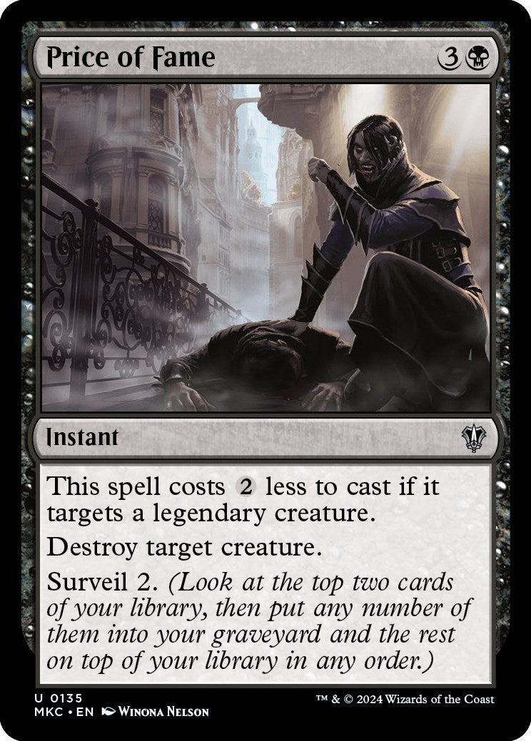 Price of Fame [Murders at Karlov Manor Commander] | Card Merchant Takapuna