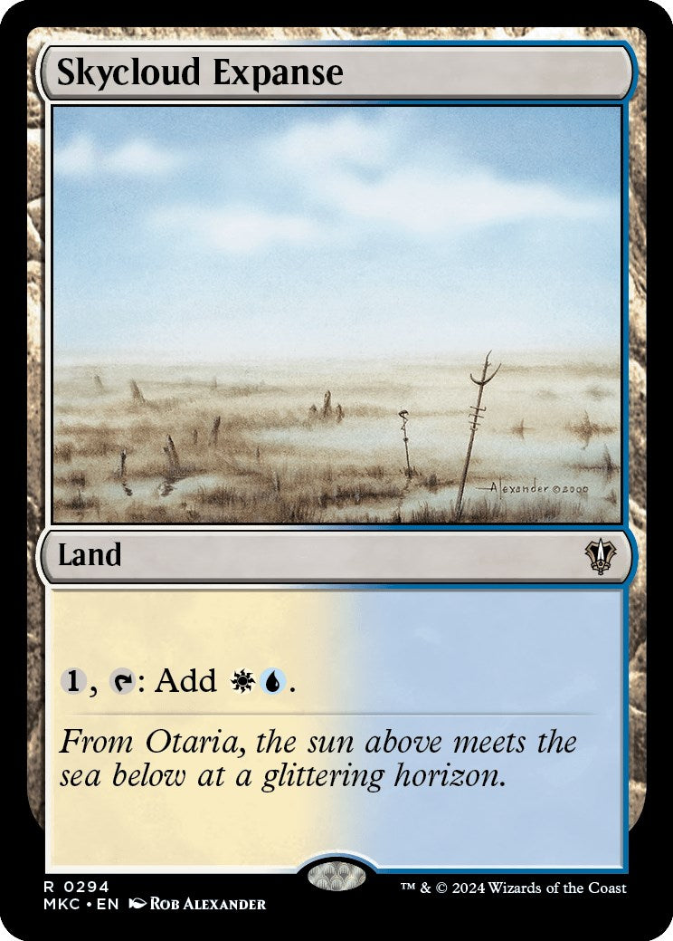 Skycloud Expanse [Murders at Karlov Manor Commander] | Card Merchant Takapuna