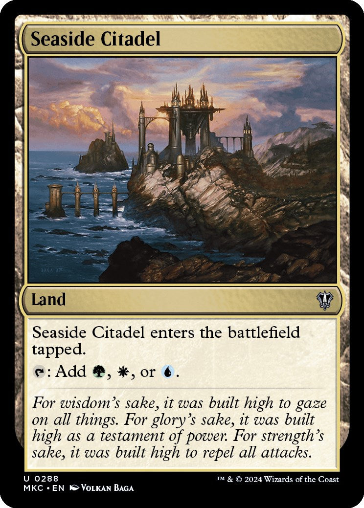 Seaside Citadel [Murders at Karlov Manor Commander] | Card Merchant Takapuna