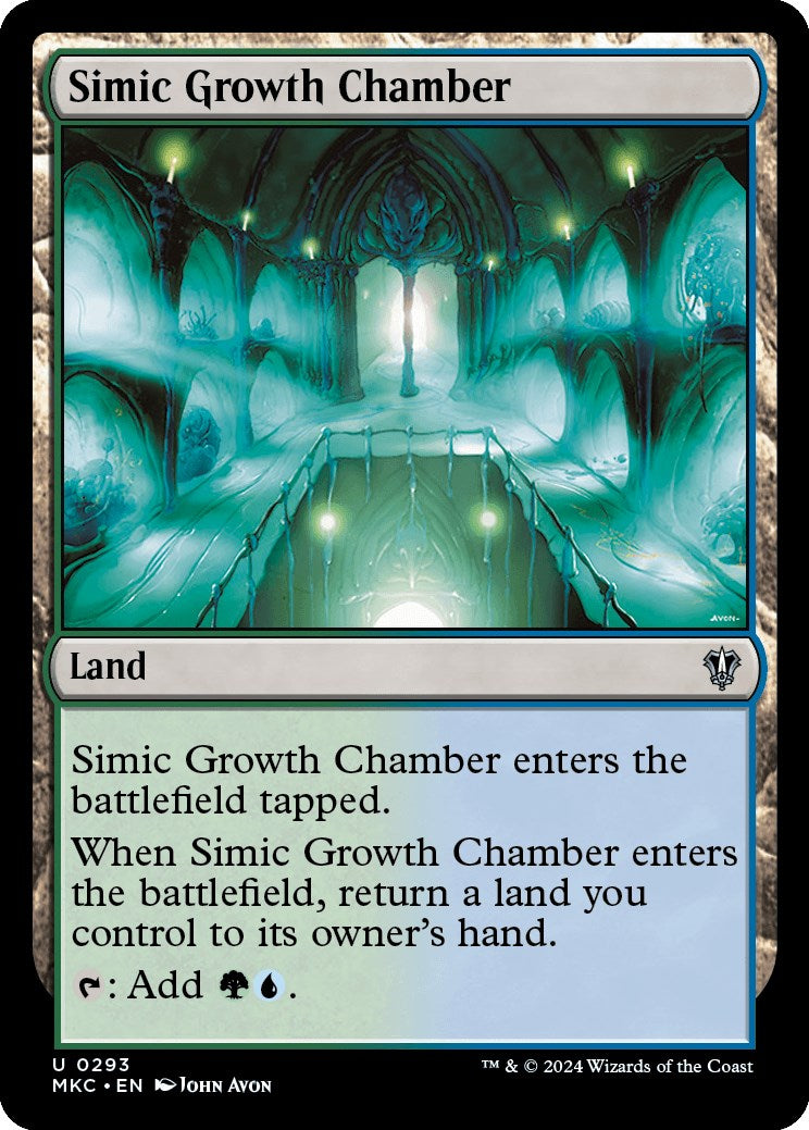 Simic Growth Chamber [Murders at Karlov Manor Commander] | Card Merchant Takapuna