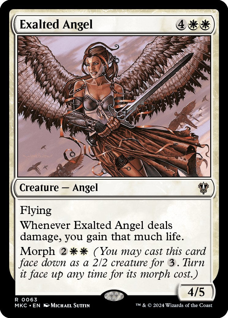 Exalted Angel [Murders at Karlov Manor Commander] | Card Merchant Takapuna
