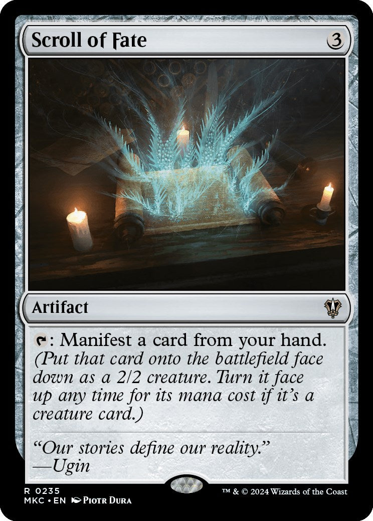 Scroll of Fate [Murders at Karlov Manor Commander] | Card Merchant Takapuna