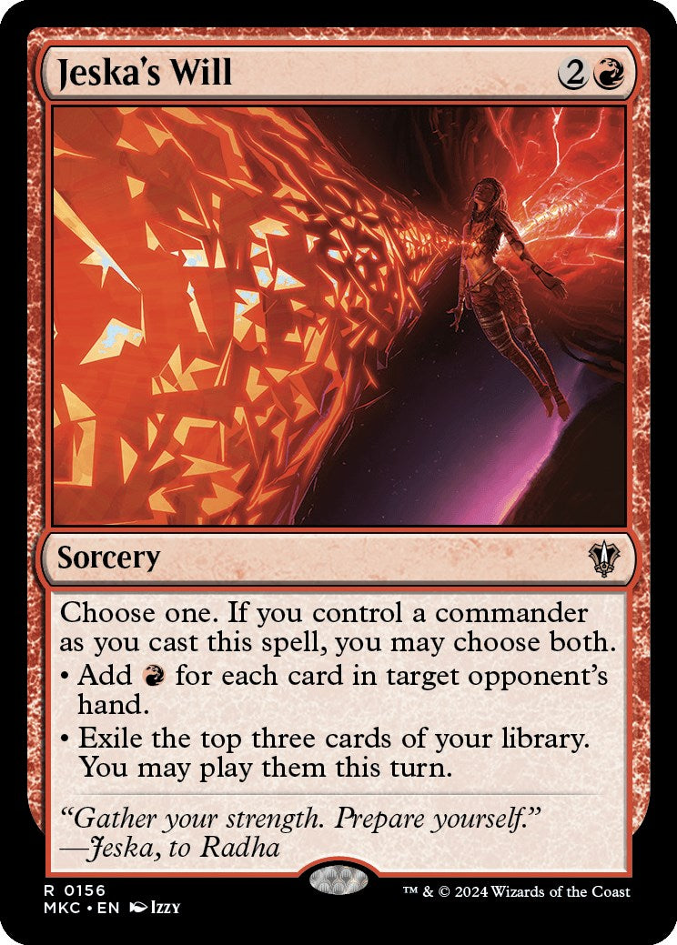 Jeska's Will [Murders at Karlov Manor Commander] | Card Merchant Takapuna