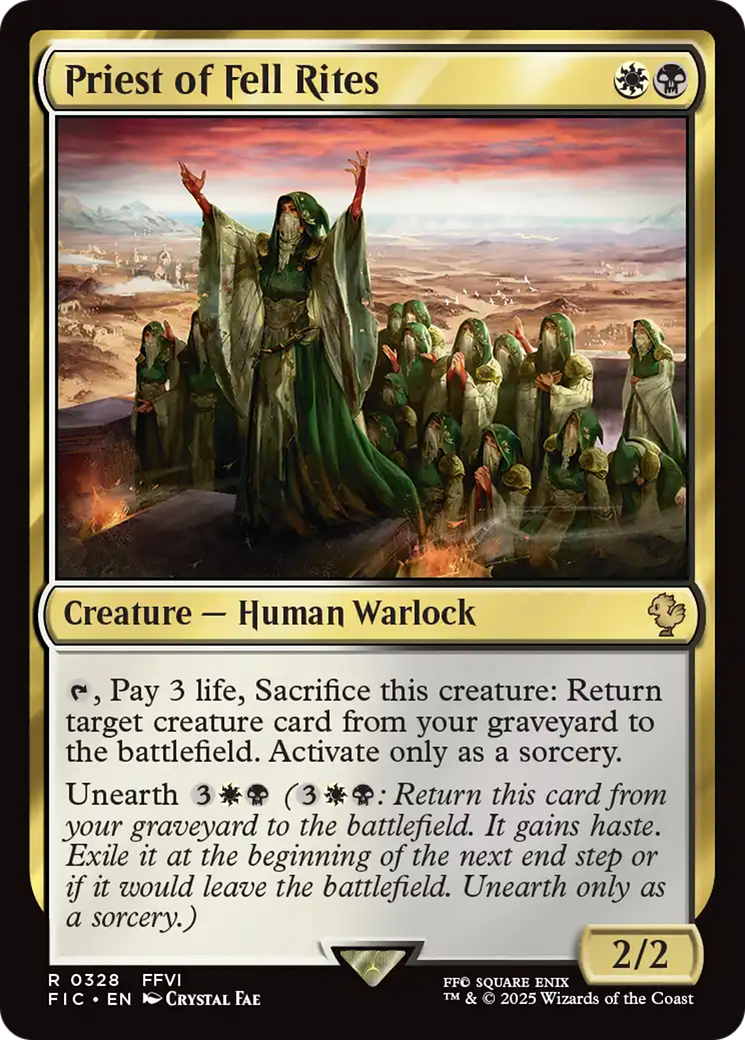 Priest of Fell Rites [FINAL FANTASY Commander] | Card Merchant Takapuna
