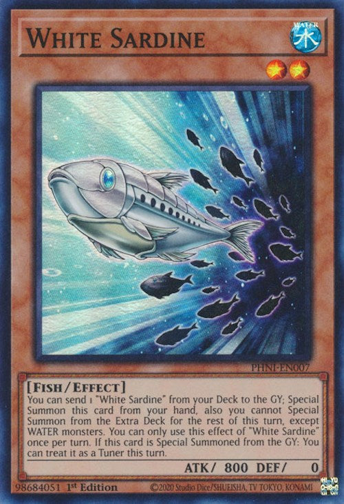 White Sardine [PHNI-EN007] Super Rare | Card Merchant Takapuna