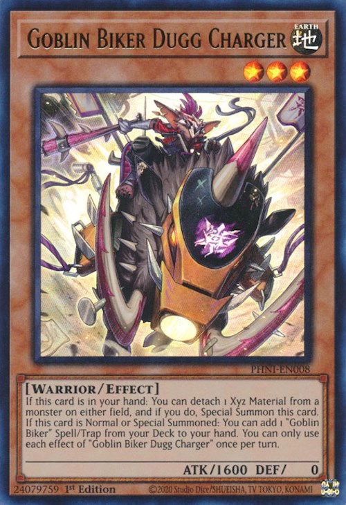 Goblin Biker Dugg Charger [PHNI-EN008] Ultra Rare | Card Merchant Takapuna