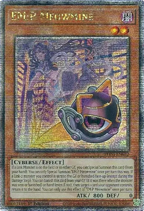 EM:P Meowmine [PHNI-EN032] Quarter Century Secret Rare | Card Merchant Takapuna