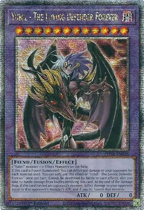 Yubel - The Loving Defender Forever [PHNI-EN038] Quarter Century Secret Rare | Card Merchant Takapuna