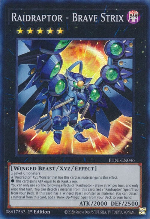 Raidraptor - Brave Strix [PHNI-EN046] Super Rare | Card Merchant Takapuna