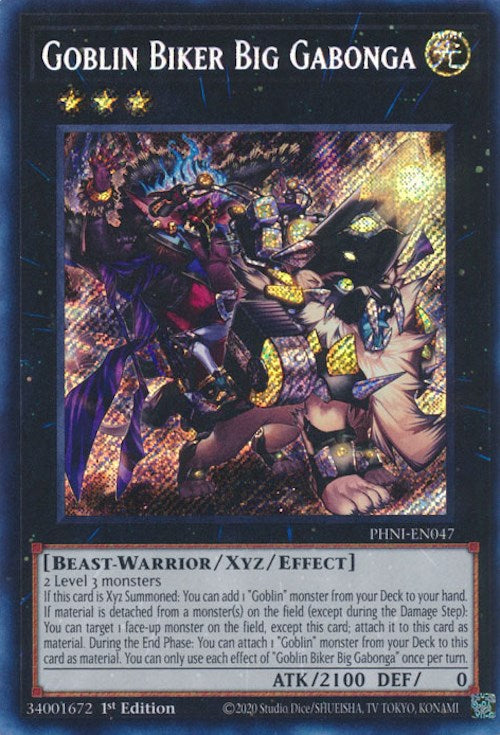 Goblin Biker Big Gabonga [PHNI-EN047] Secret Rare | Card Merchant Takapuna