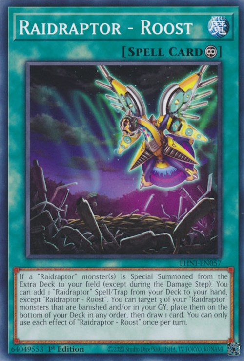 Raidraptor - Roost [PHNI-EN057] Common | Card Merchant Takapuna