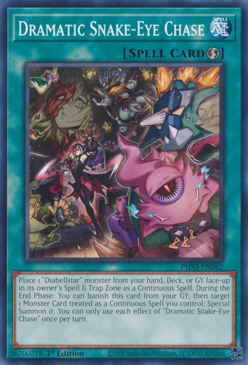 Dramatic Snake-Eye Chase [PHNI-EN062] Common | Card Merchant Takapuna