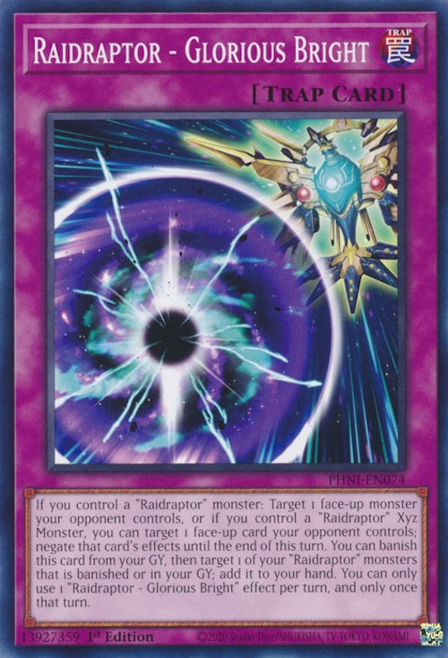 Raidraptor - Glorious Bright [PHNI-EN074] Common | Card Merchant Takapuna