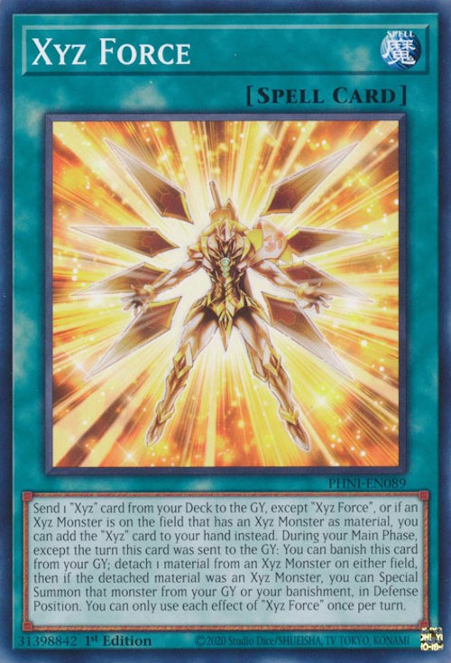Xyz Force [PHNI-EN089] Common | Card Merchant Takapuna