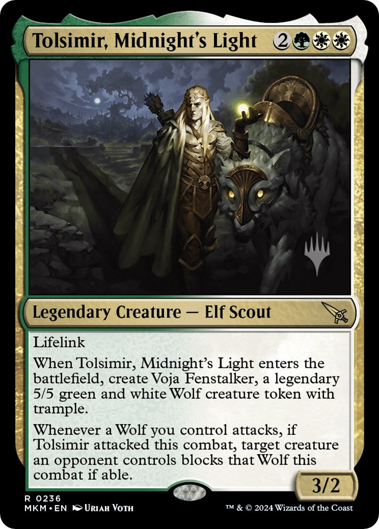 Tolsimir, Midnight's Light (Promo Pack) [Murders at Karlov Manor Promos] | Card Merchant Takapuna