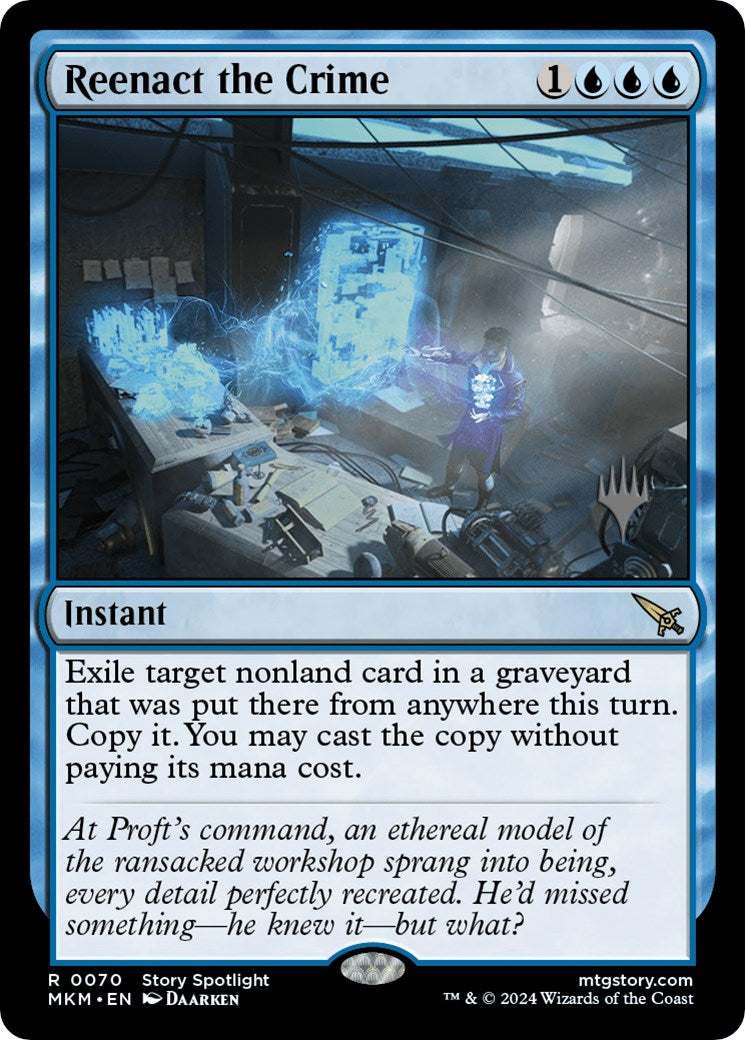 Reenact the Crime (Promo Pack) [Murders at Karlov Manor Promos] | Card Merchant Takapuna