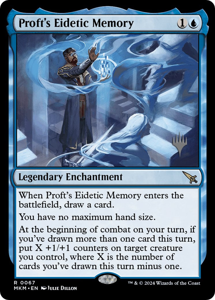 Proft's Eidetic Memory (Promo Pack) [Murders at Karlov Manor Promos] | Card Merchant Takapuna