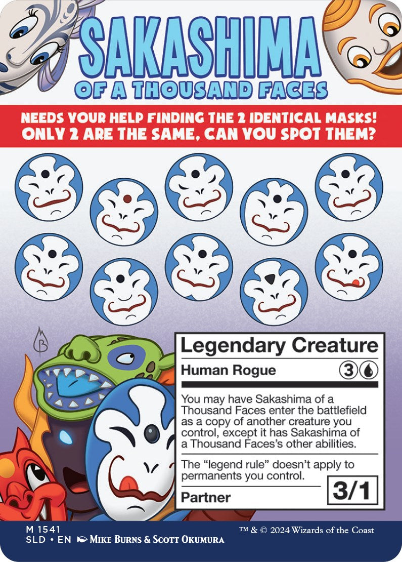 Sakashima of a Thousand Faces [Secret Lair Drop Series] | Card Merchant Takapuna