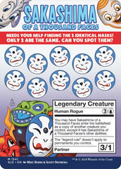 Sakashima of a Thousand Faces [Secret Lair Drop Series] | Card Merchant Takapuna