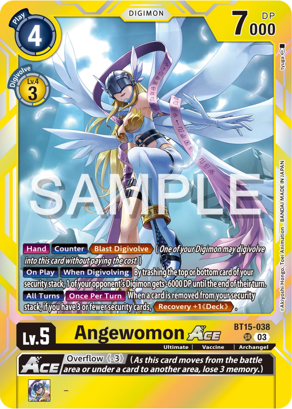 Angewomon Ace [BT15-038] [Exceed Apocalypse] | Card Merchant Takapuna