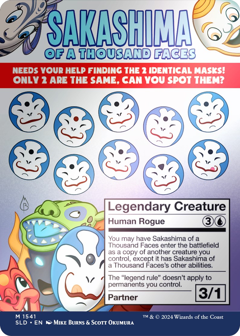 Sakashima of a Thousand Faces (Rainbow Foil) [Secret Lair Drop Series] | Card Merchant Takapuna