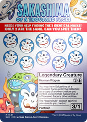 Sakashima of a Thousand Faces (Rainbow Foil) [Secret Lair Drop Series] | Card Merchant Takapuna