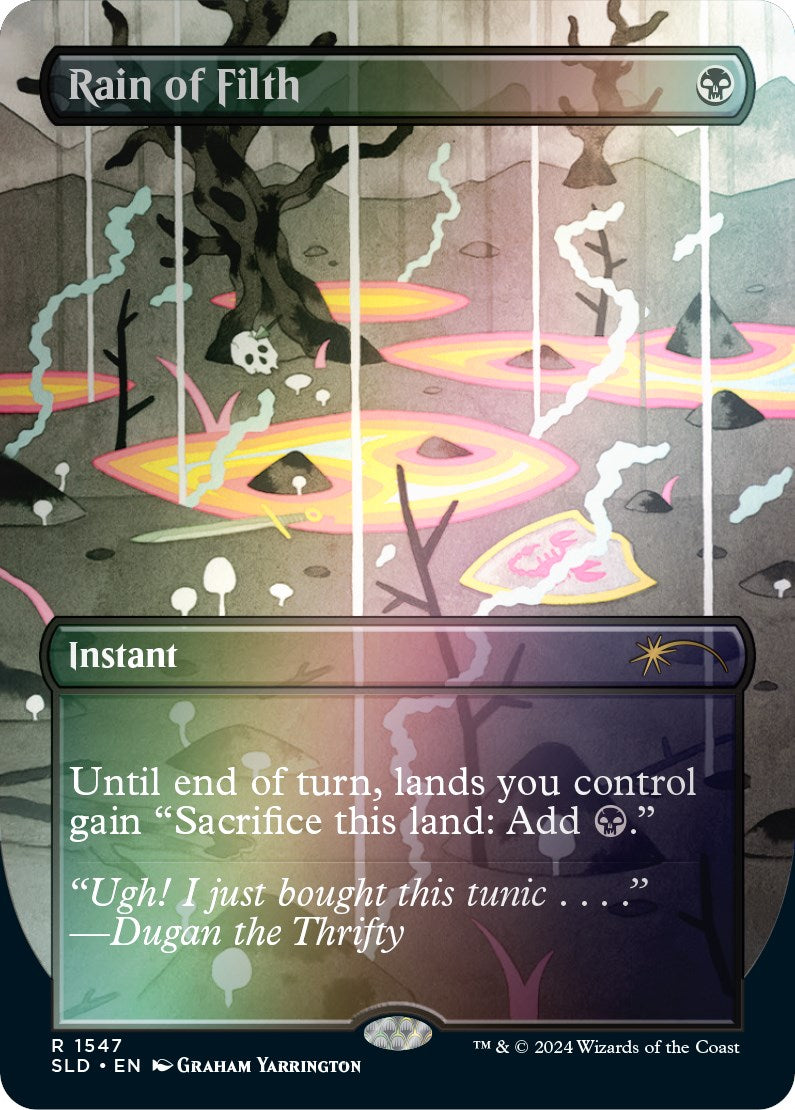 Rain of Filth (Rainbow Foil) [Secret Lair Drop Series] | Card Merchant Takapuna