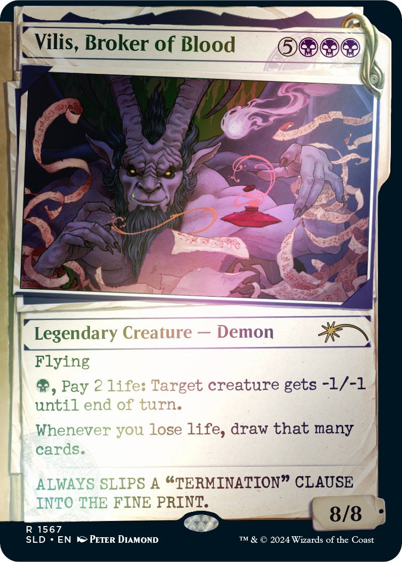 Vilis, Broker of Blood (Rainbow Foil) [Secret Lair Drop Series] | Card Merchant Takapuna