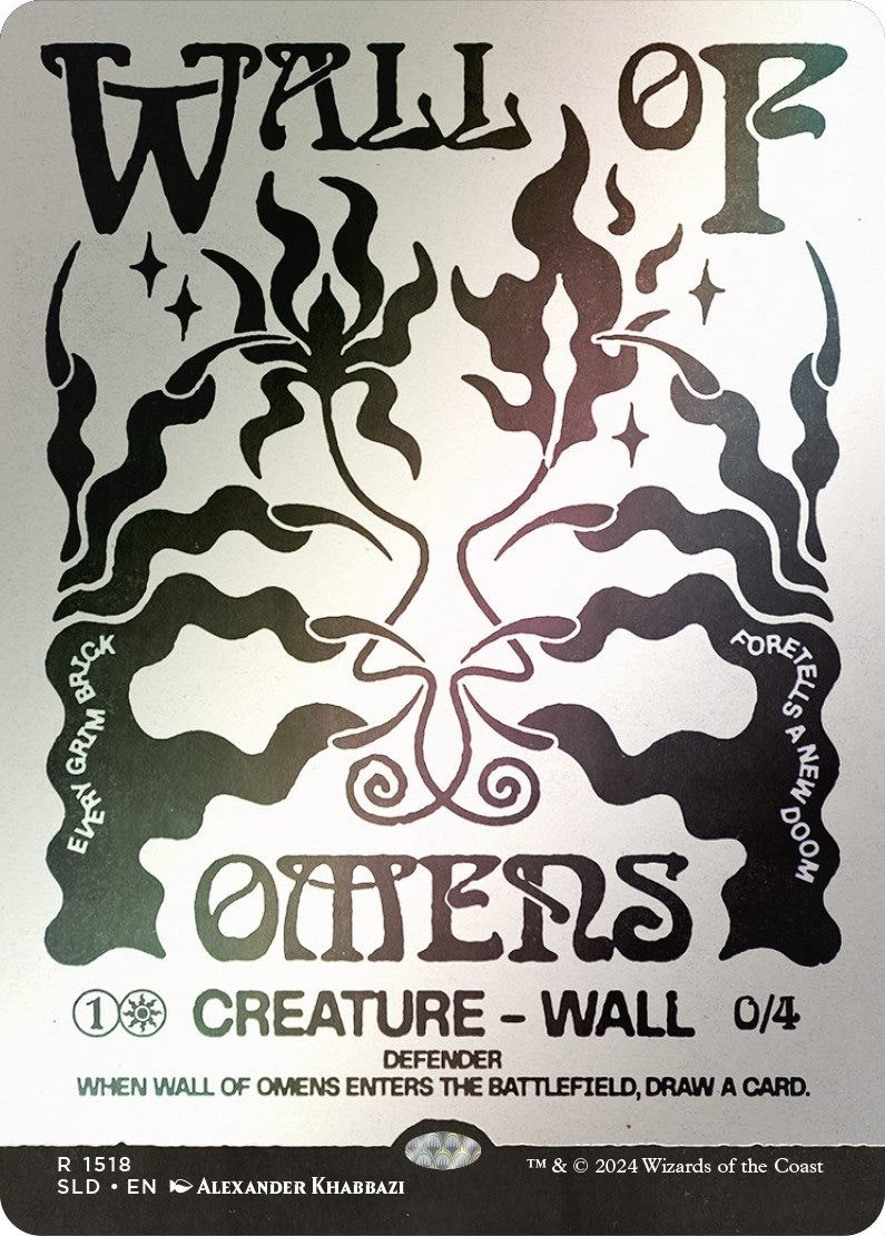 Wall of Omens (Rainbow Foil) [Secret Lair Drop Series] | Card Merchant Takapuna
