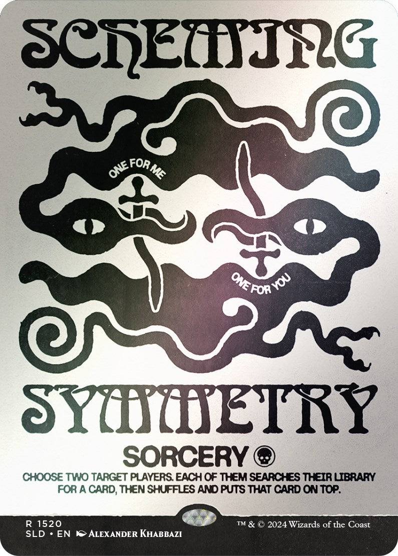 Scheming Symmetry (Rainbow Foil) [Secret Lair Drop Series] | Card Merchant Takapuna