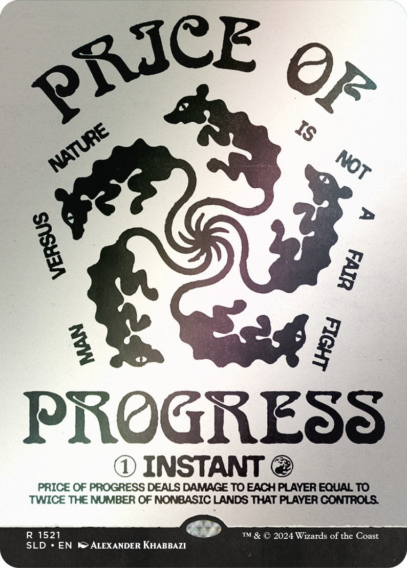 Price of Progress (Rainbow Foil) [Secret Lair Drop Series] | Card Merchant Takapuna