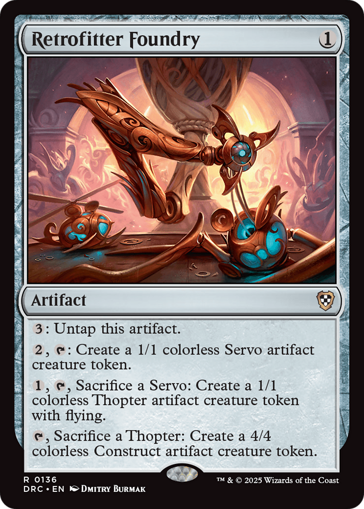 Retrofitter Foundry [Aetherdrift Commander] | Card Merchant Takapuna