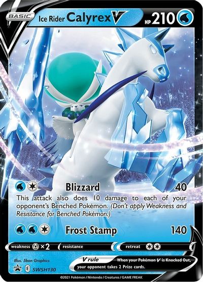 Ice Rider Calyrex V (SWSH130) [Sword & Shield: Black Star Promos] | Card Merchant Takapuna