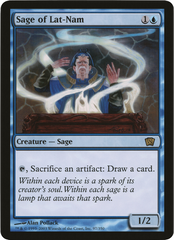 Sage of Lat-Nam (Oversized) [Eighth Edition Box Topper] | Card Merchant Takapuna
