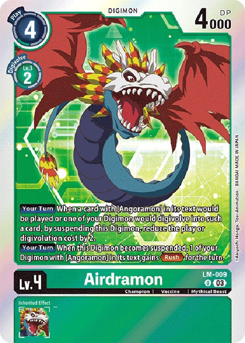 Airdramon [LM-009] (English Exclusive) [Exceed Apocalypse] | Card Merchant Takapuna