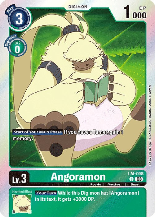 Angoramon [LM-008] (English Exclusive) [Exceed Apocalypse] | Card Merchant Takapuna