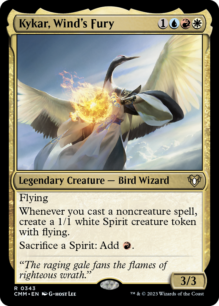Kykar, Wind's Fury [Commander Masters] | Card Merchant Takapuna