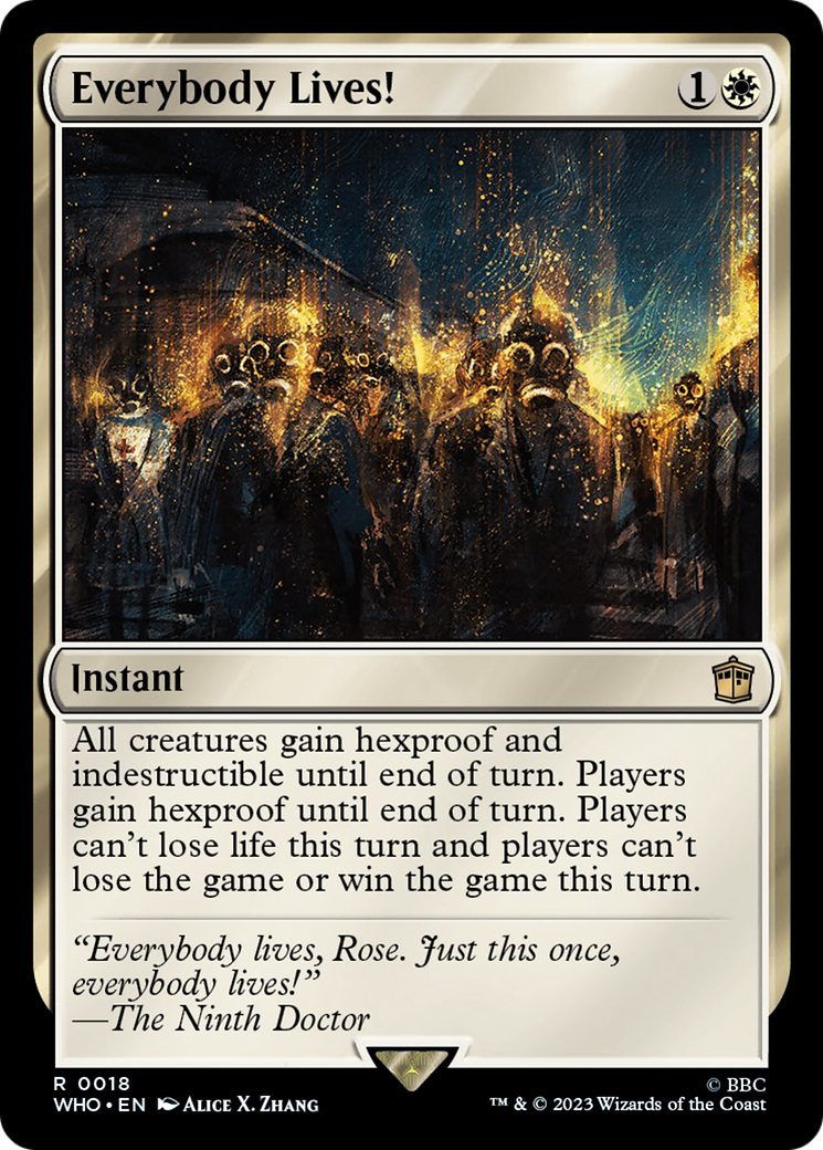 Everybody Lives! [Doctor Who] | Card Merchant Takapuna