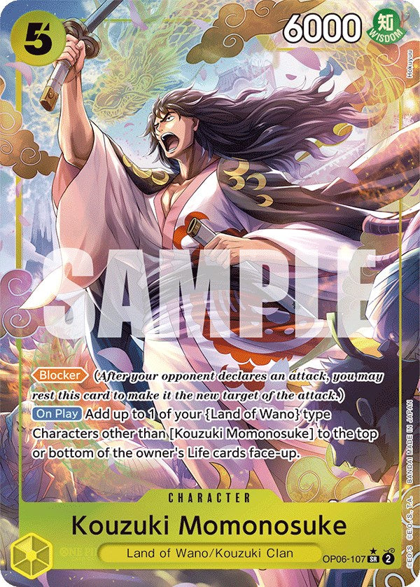 Kouzuki Momonosuke (Alternate Art) [Wings of the Captain] | Card Merchant Takapuna