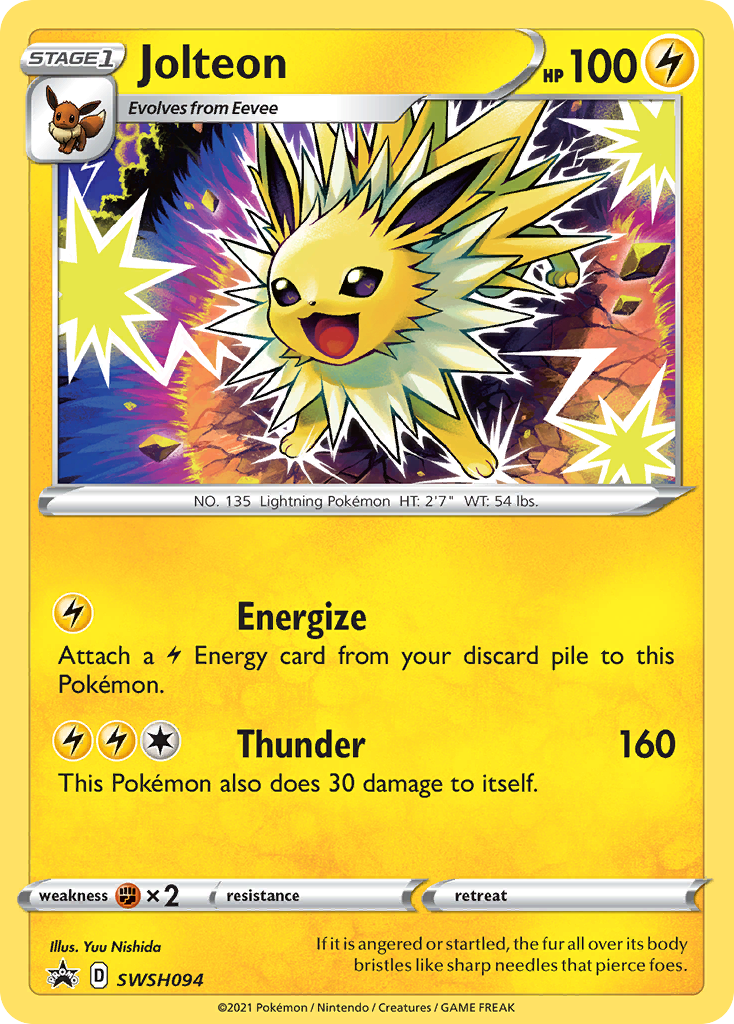 Jolteon (SWSH094) [Sword & Shield: Black Star Promos] | Card Merchant Takapuna