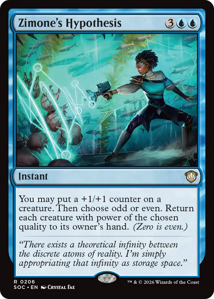 Zimone's Hypothesis [Secrets of Strixhaven Commander] | Card Merchant Takapuna