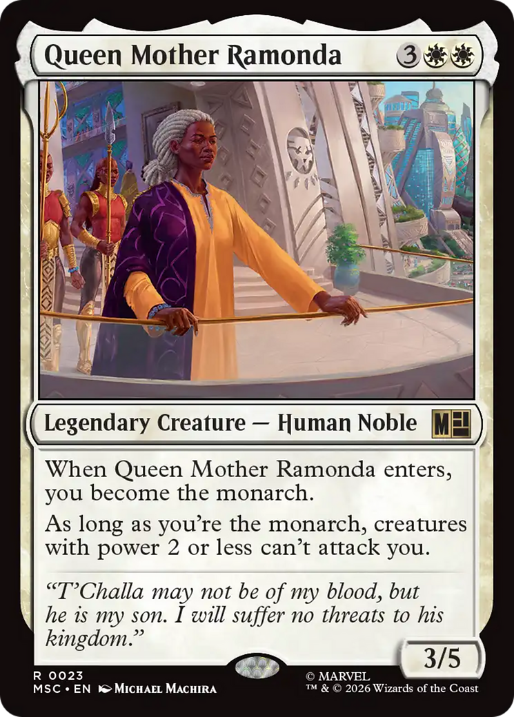 Queen Mother Ramonda (Surge Foil) [Marvel Super Heroes Commander] | Card Merchant Takapuna